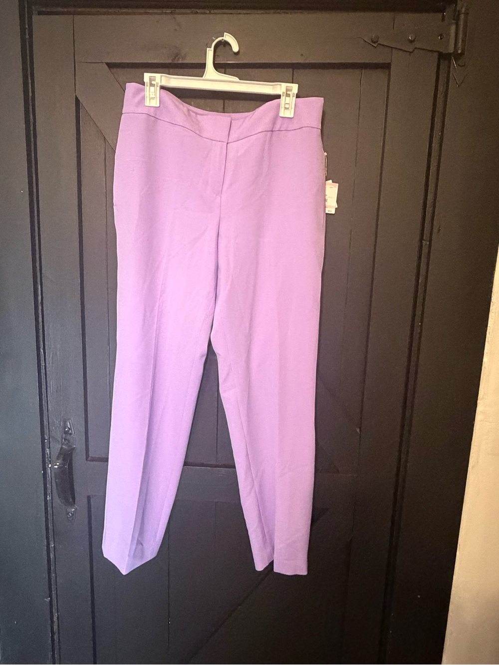 Kasper Lilac Straight-Leg Dress Pants